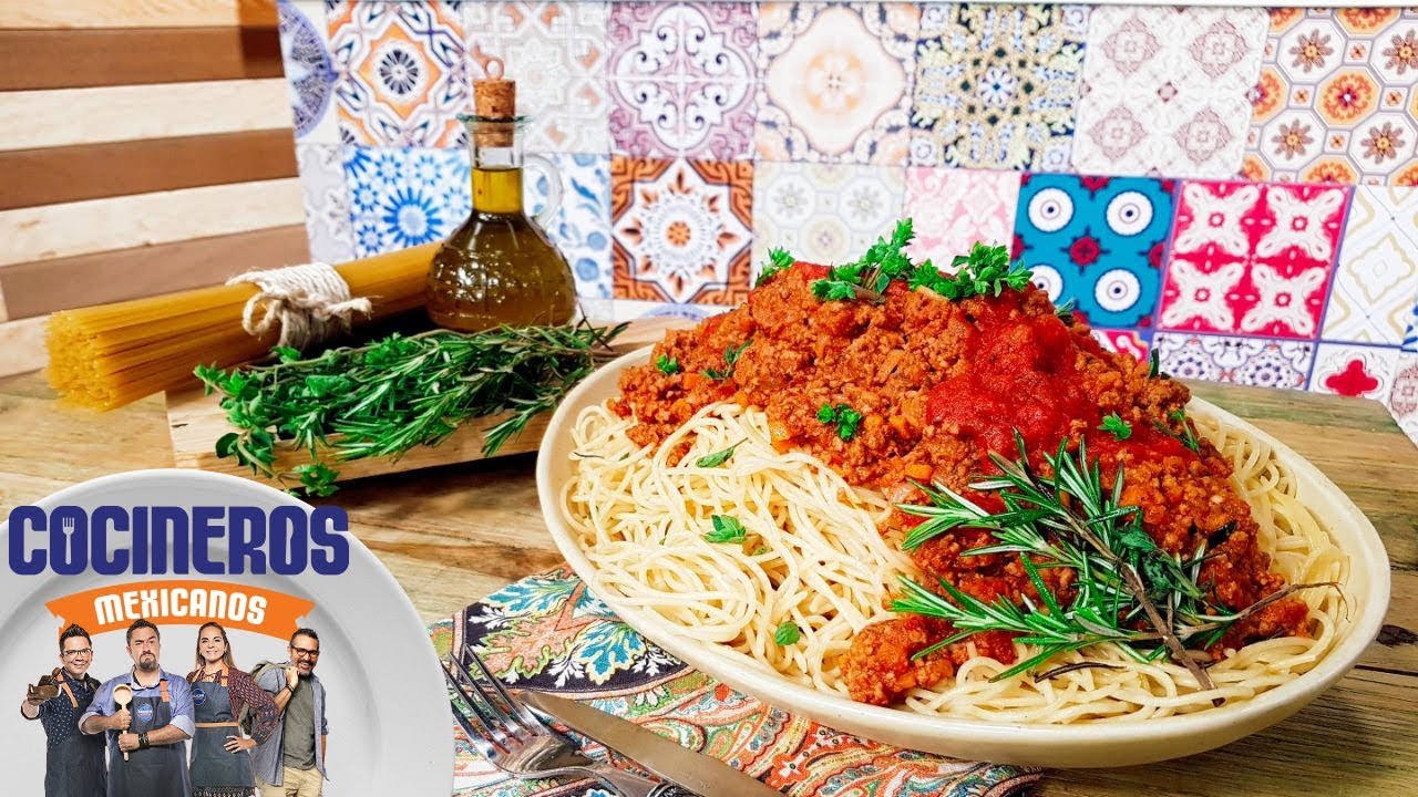 Receta: Salsa Boloñesa | Cocineros Mexicanos