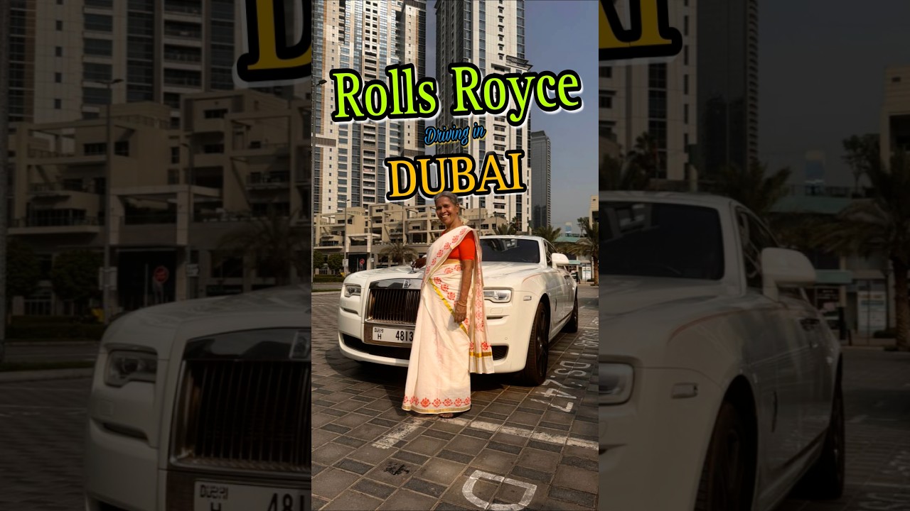Rolls Royce Driving in Dubai  Maniamma