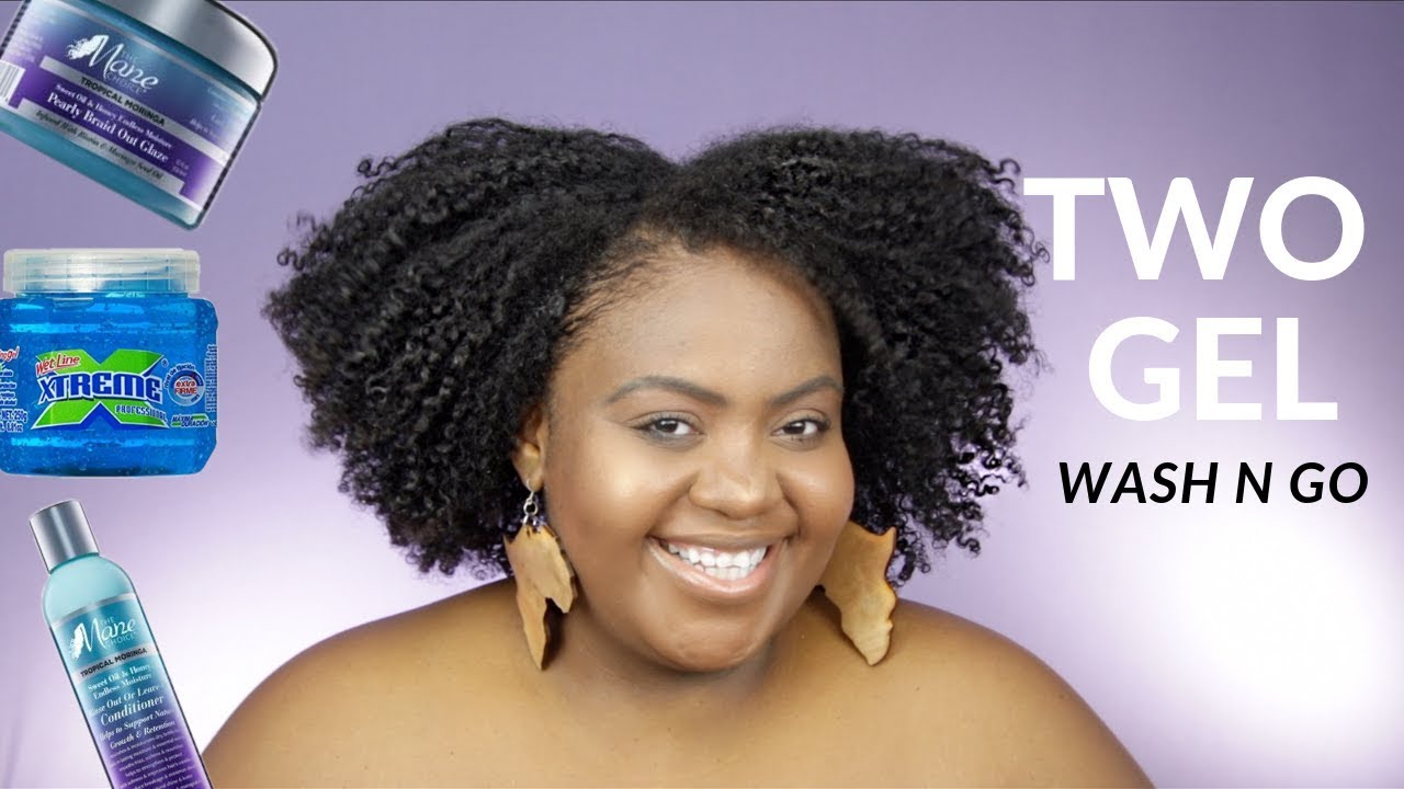 Summer Wash n Go with TWO GELS | The Mane Choice Moringa Braid Out Glaze + Blue Xtreme Wetline Gel