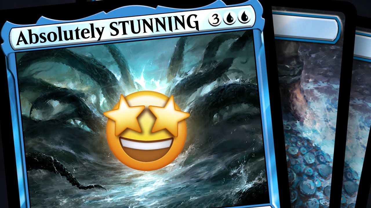 Is This The Most STUNNING Commander We'll Ever See? The Watcher in the Water EDH Deck Tech!