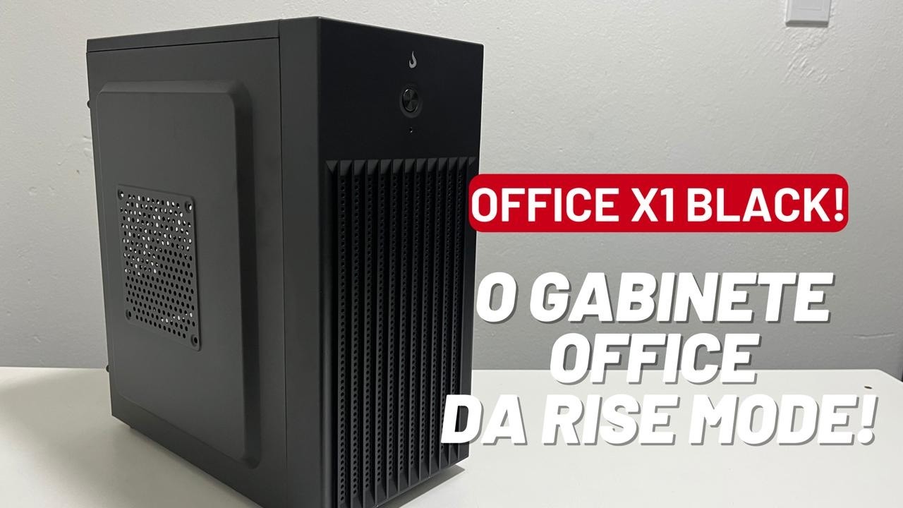 O GABINETE OFFICE DA RISE MODE - OFFICE X1 BLACK