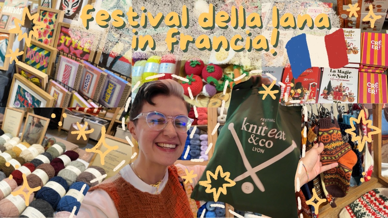 vado in francia per knit eat 🥐 festival di filato a Lione! & yarn crawl della città!