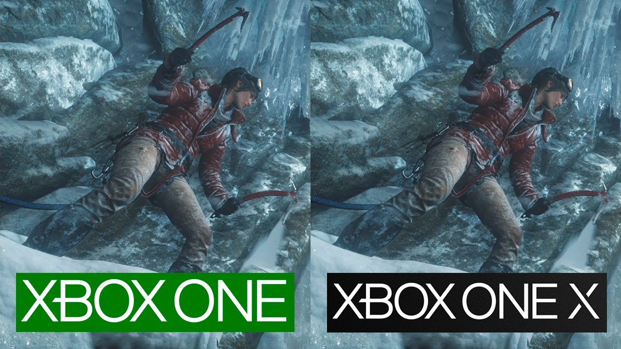 Rise of The Tomb Raider | Xbox One VS Xbox One X | 4K Graphics Comparison | Comparativa