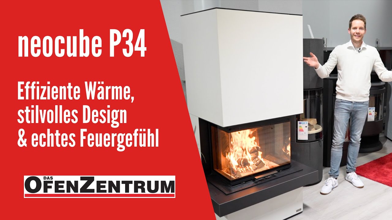 neocube P34 im Detail - Effiziente Wärme, stilvolles Design & echtes Feuergefühl - DAS OFENZENTRUM