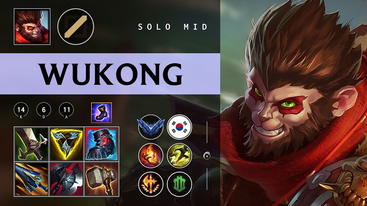 Wukong Mid vs Sylas - KR Diamond Patch 26.01