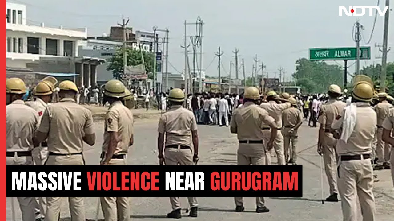 Haryana Violence | Violence In Haryana's Nuh During Religious Procession