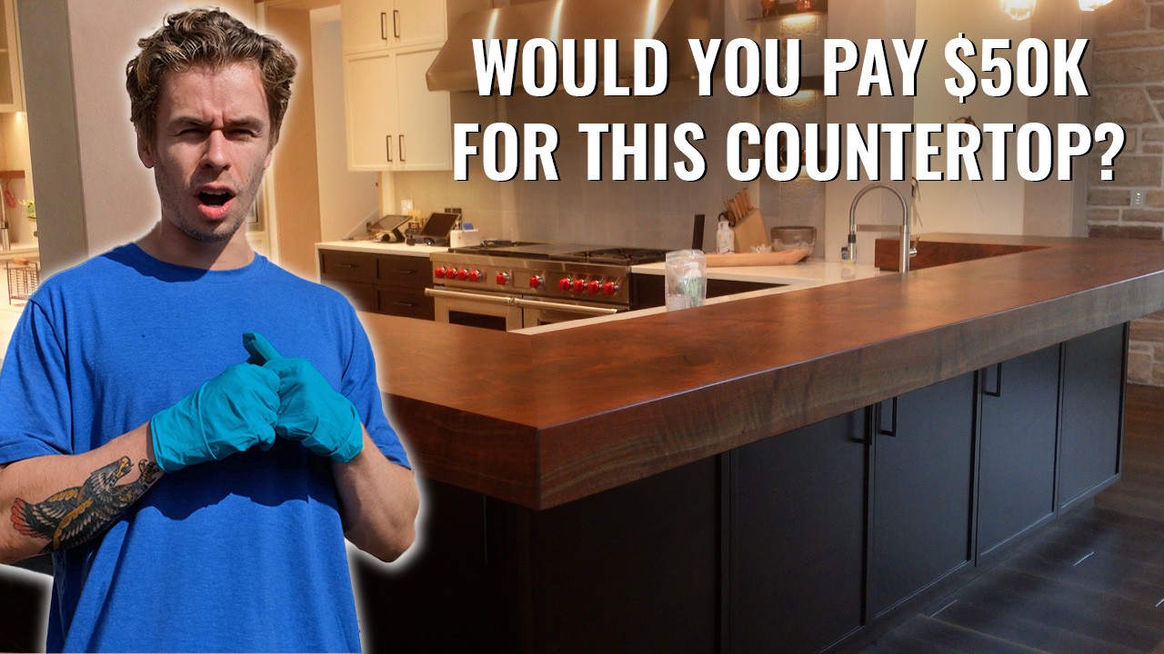 Building a $50k Walnut Countertop