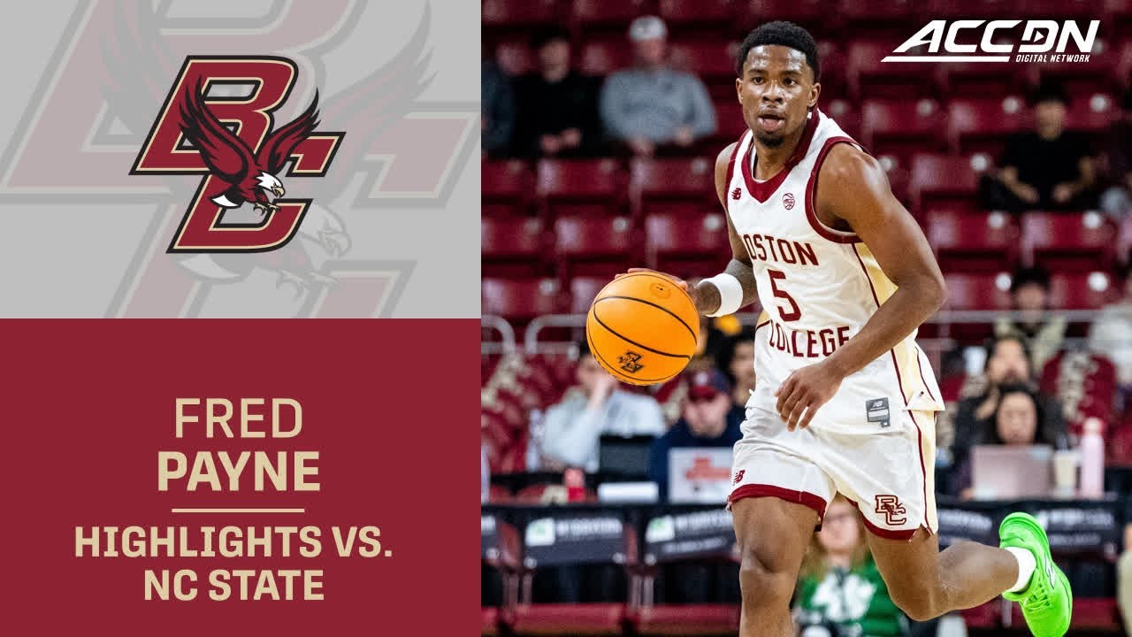 Boston College's Fred Payne&nbsp;Highlights vs. NC State