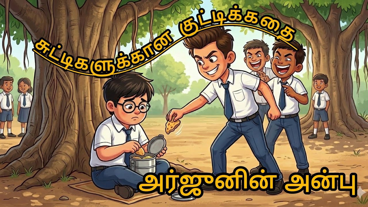 🎊அர்ஜுனின் அன்பு - Arjun's kindness|(நட்பு)❤️ #tamilkids #moralstories #kuttistory #cartoon #viral