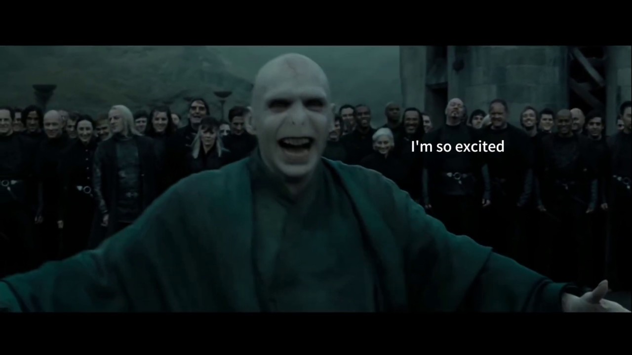 Everyone shipping drarry for 4 minutes 'straight' including voldemort