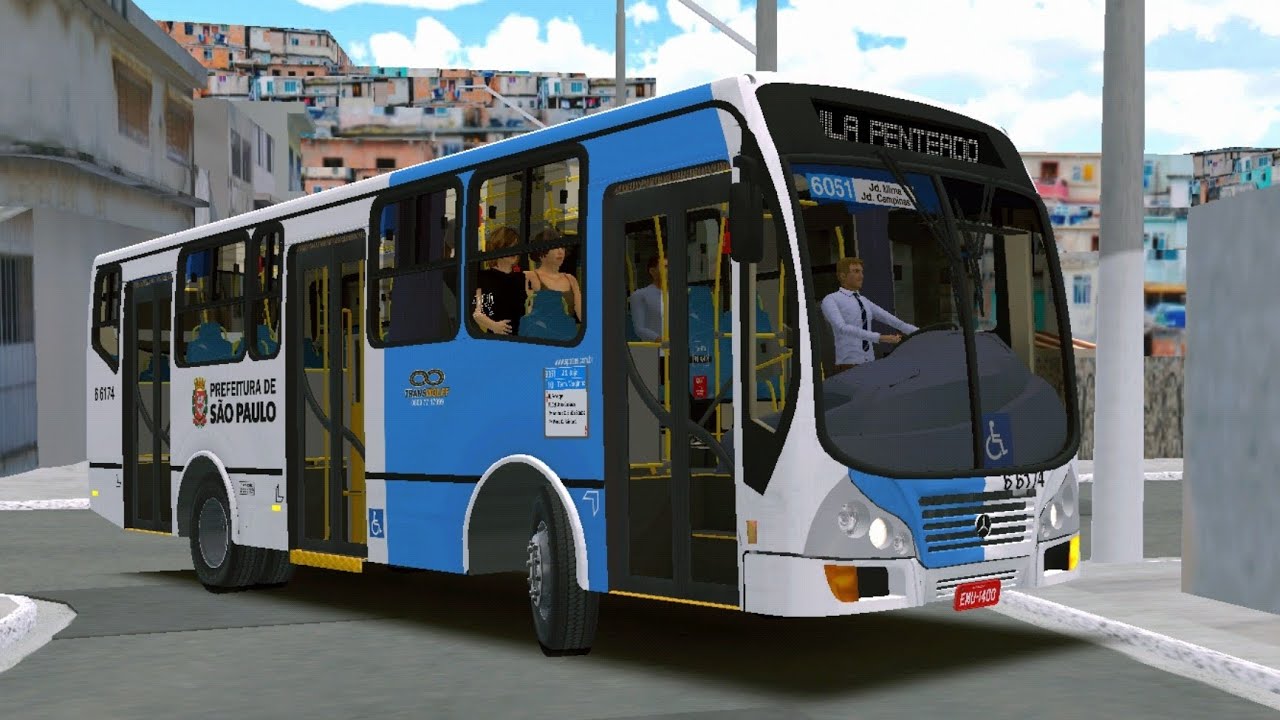 (PBS2) DIRIGI UM WALKBUS SPECIAL MIDI NO CHASSI MERCEDES BENZ OF-1418 NA CIDADE DE SÃO PAULO!