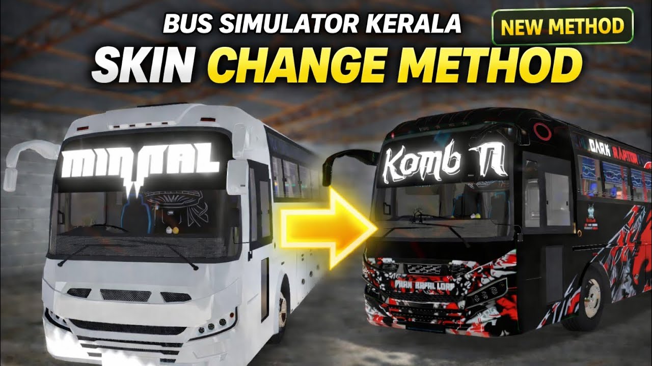BUS SIMULATOR KERALA SKIN CHANGE TUTORIAL | #bsk #buspremi #bussimulator 
