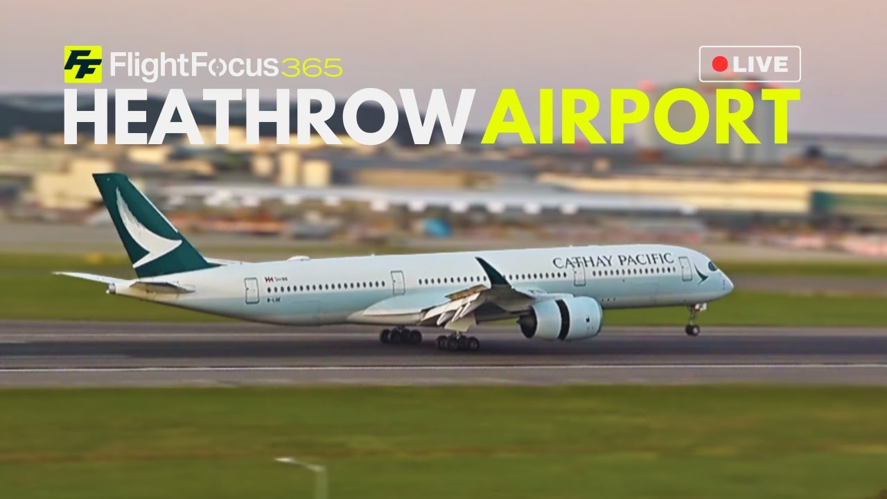 Heathrow Airport Live - CROSSWIND Saturday 22nd November 2025