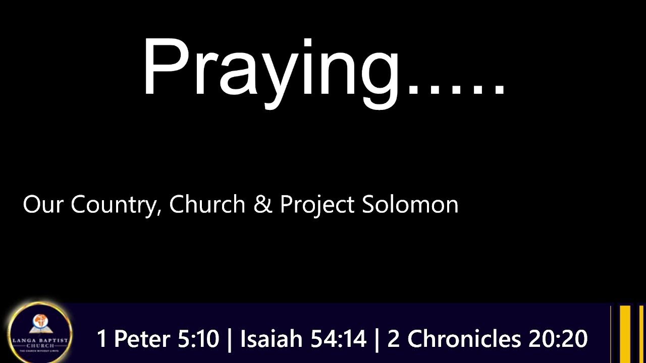 Welcome to Midnight Watch Prayer Session -  13 February 2026