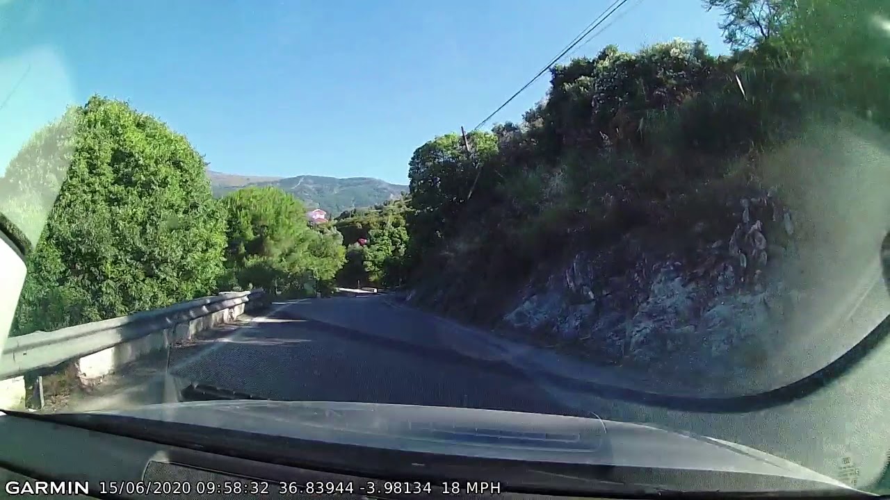 The road to Competa, Andalucia, Spain