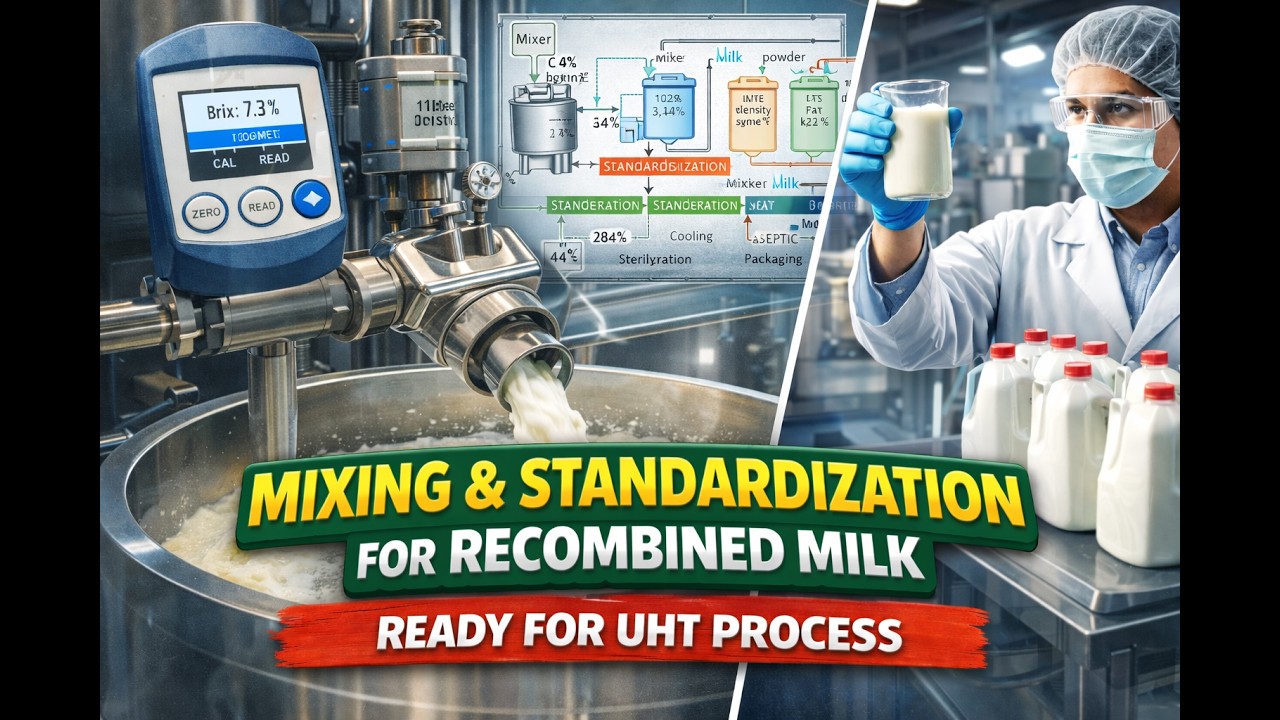 #3 Recombined Milk Manufacturing Process & GMP Control