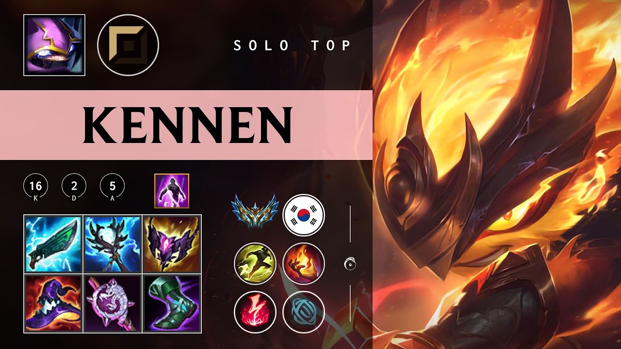 Kennen Top vs Singed - KR Challenger Patch 26.04