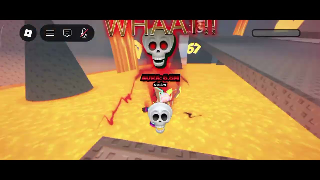 Trying to aura farm in Roblox +1 aura to escape