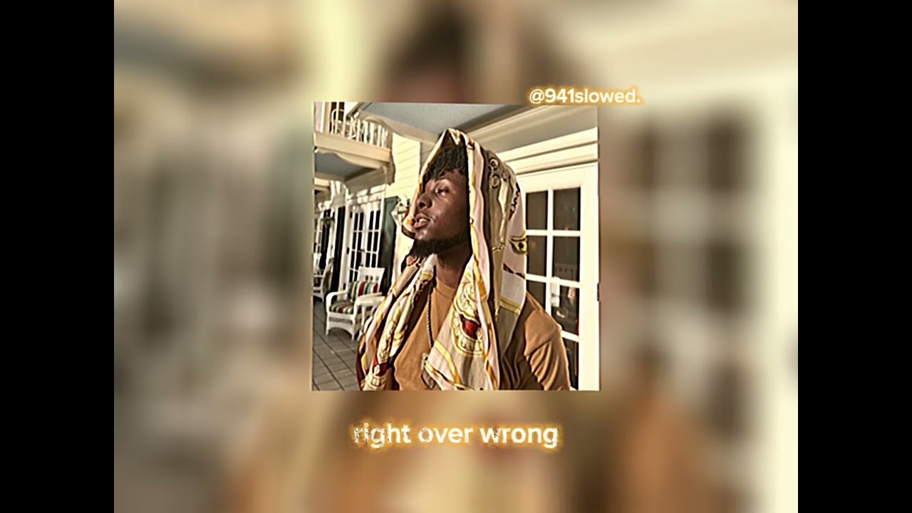 right over wrong- alex jean (sped up )