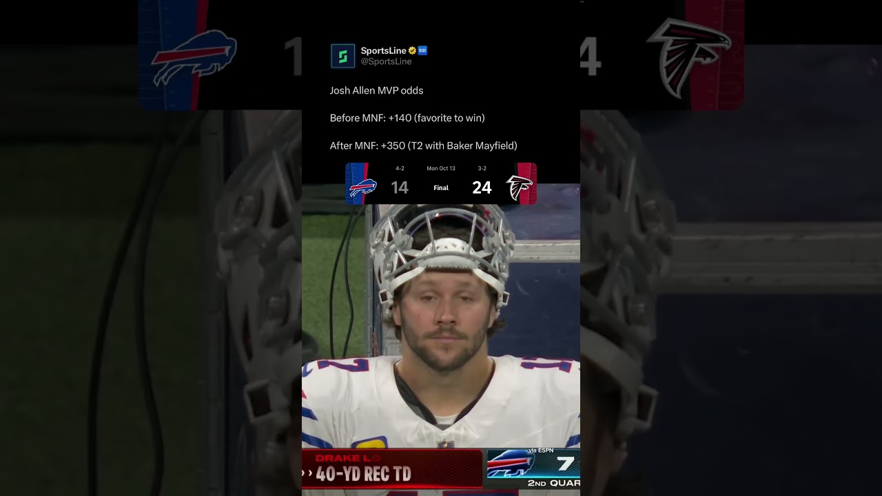Josh Allen is slipping in the MVP race 🥶 