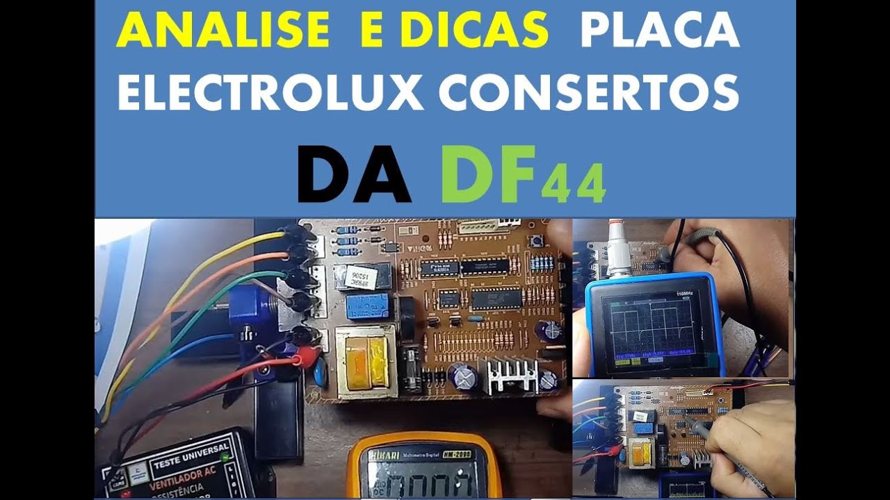 Placa geladeira Electrolux Df44 não liga