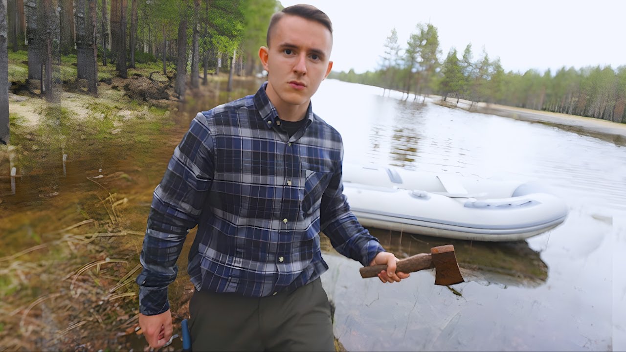 Solo in the Far north of Sweden | camping, Fishing & Exploring water falls