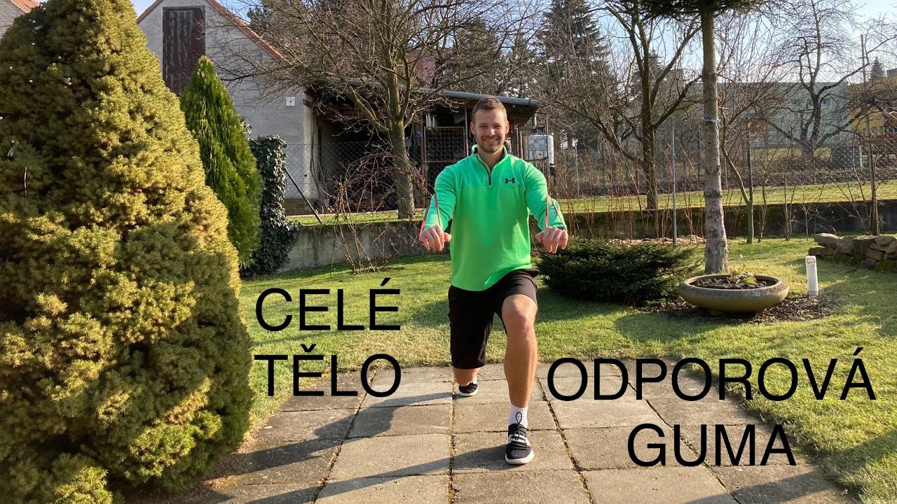 Jak procvičit celého tělo s odporovou gumou - 10 cviků | Full body circuit training