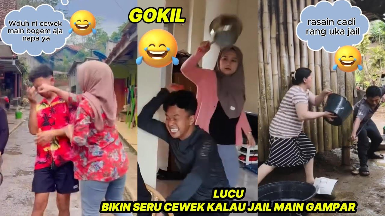 LUCU BIKIN SERU CEWEK KALAU JAIL MAIN GAMPAR AJA !! DRAMA LUCU BIKIN NGAKAK