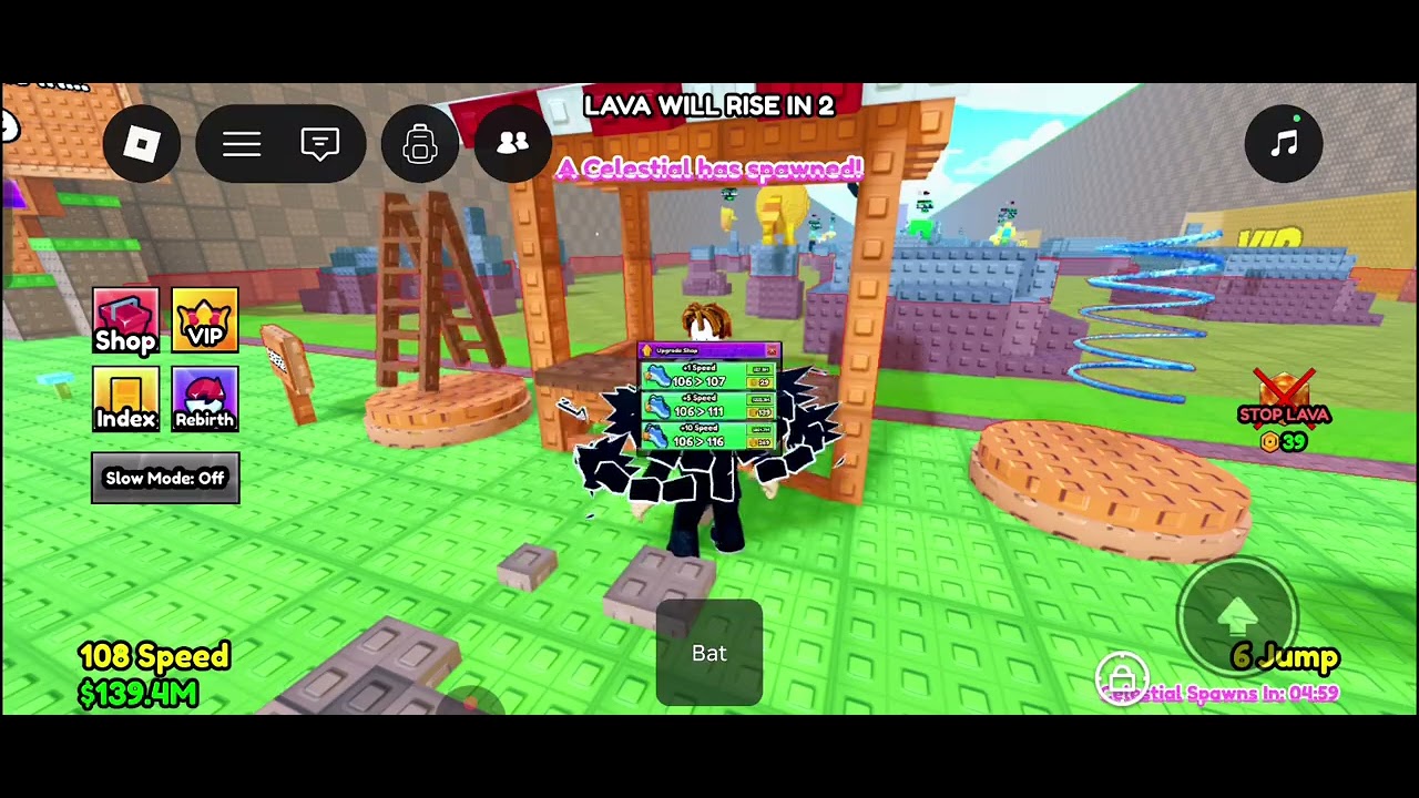 Survive lava for brainrot in Roblox gameplay part 1