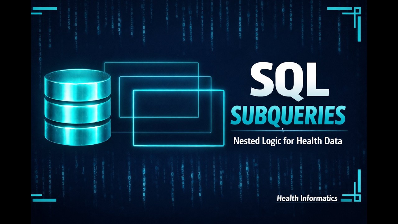 VIB: SQL Subqueries Explained: Healthcare Data Examples (IN, EXISTS, & Correlated)