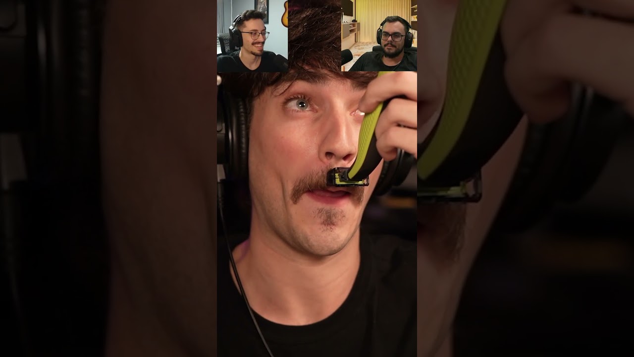 parab&eacute;ns, voc&ecirc; acabou de aparar 2 dias de bigode