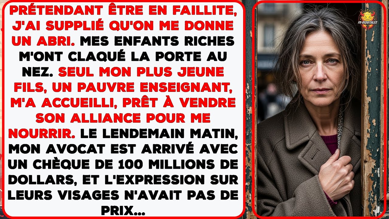 Je me suis fait passer pour sans-abri — seule ma belle-fille m’a accueillie.