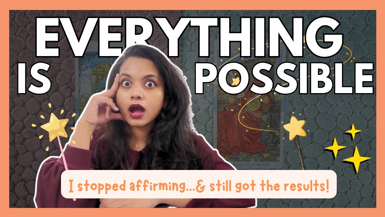 I stopped affirming… and my manifestations came faster