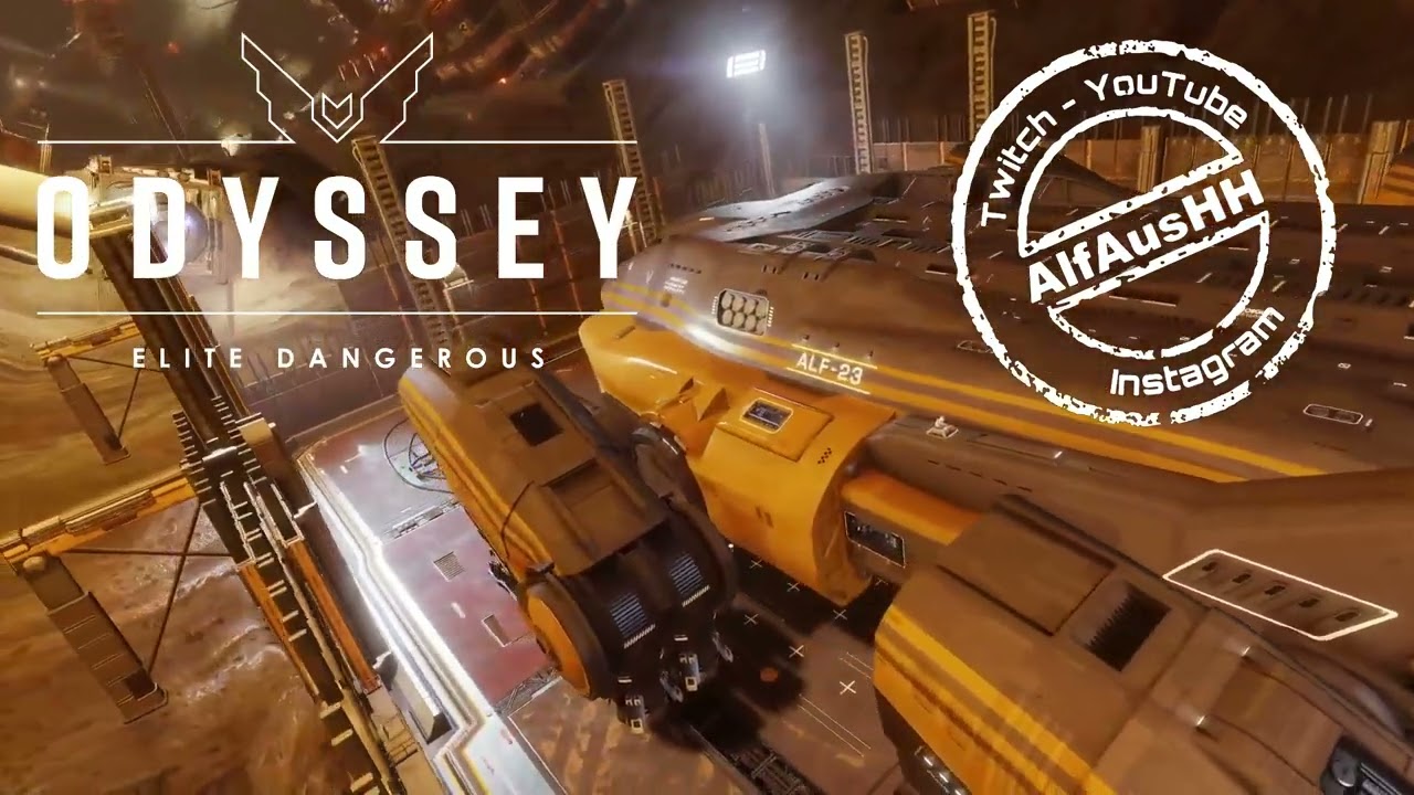 Elite Dangerous - Odyssey / AlfAusHH - 7yearsGSCI-E-Techno-Trance EDM Full Song #everyday #subscribe