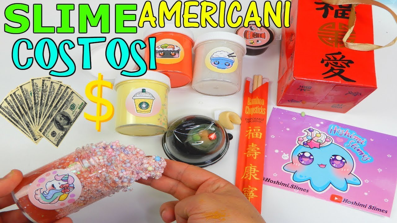 SLIME MOLTO COSTOSI DALL'AMERICA! HO SPESO 150 EURO! COME SARANNO