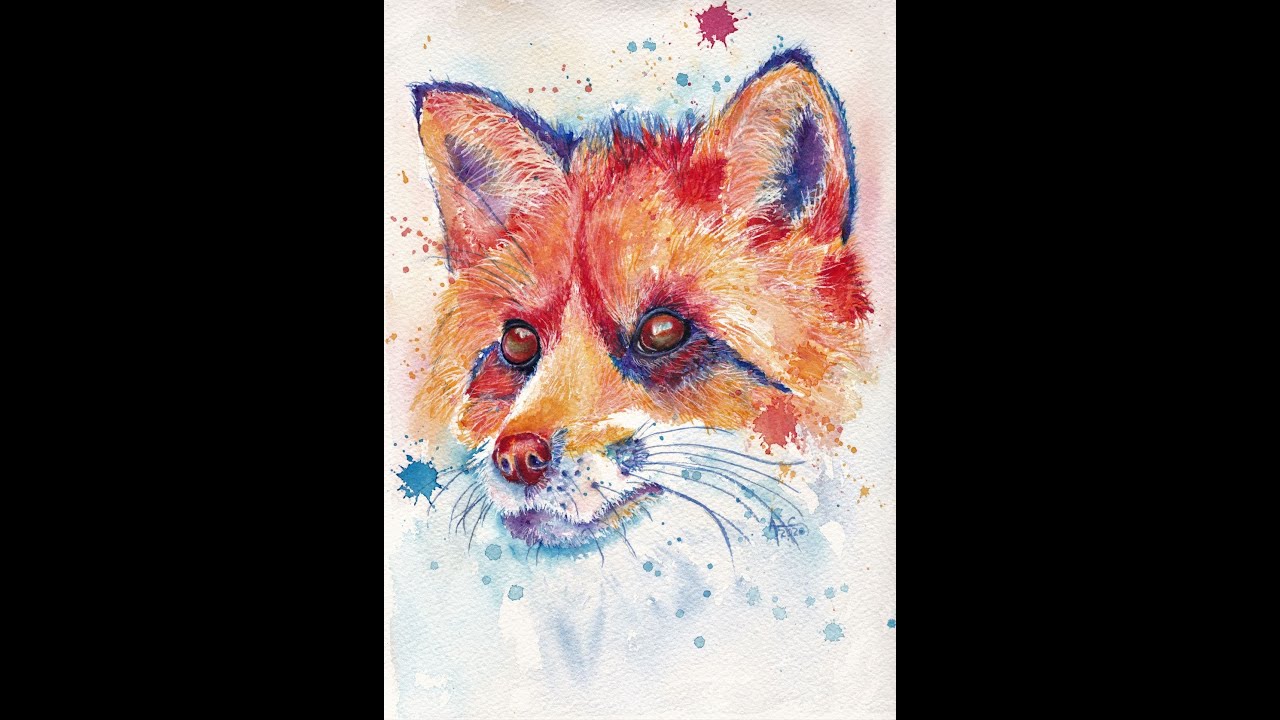 How To Paint A Rainbow Fox Part 1