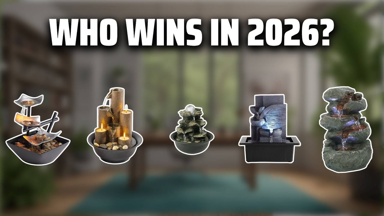 The Top 5 Best Tabletop Water Fountains in 2026 - Must Watch Before Buying!