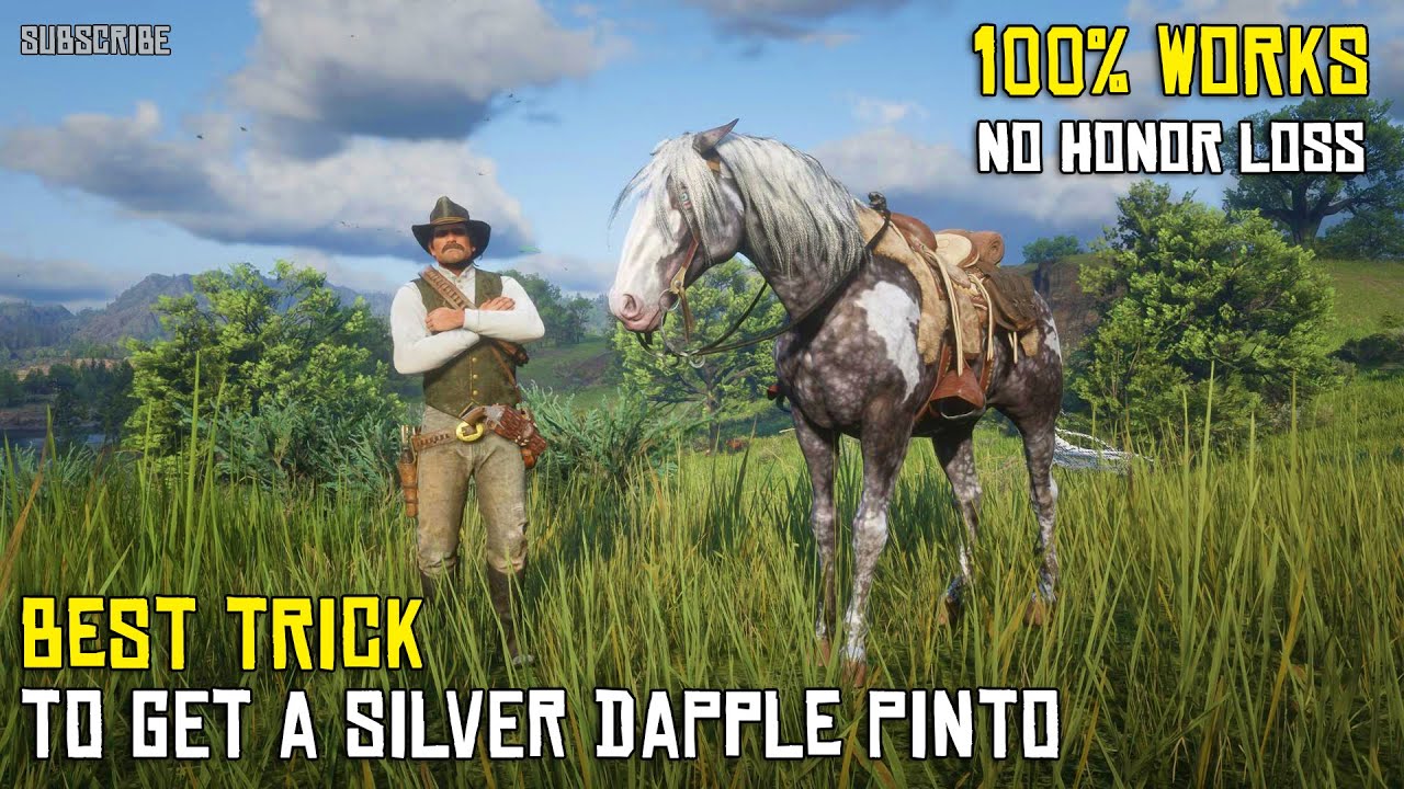 Silver Dapple Pinto Missouri Fox Trotter – How to Get It for Free in RDR2 #rdr2 #rdr2horses
