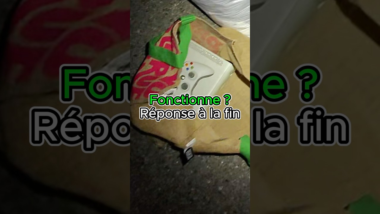 Je trouve une Xbox 360 cassée en vide-grenier pour 7€ et je la revends avec bénéfice ! #VideGrenier