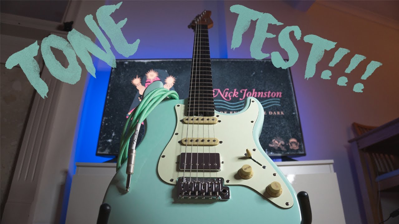 SCHECTER NICK JOHNSTON DIAMOND SERIES TONE TEST