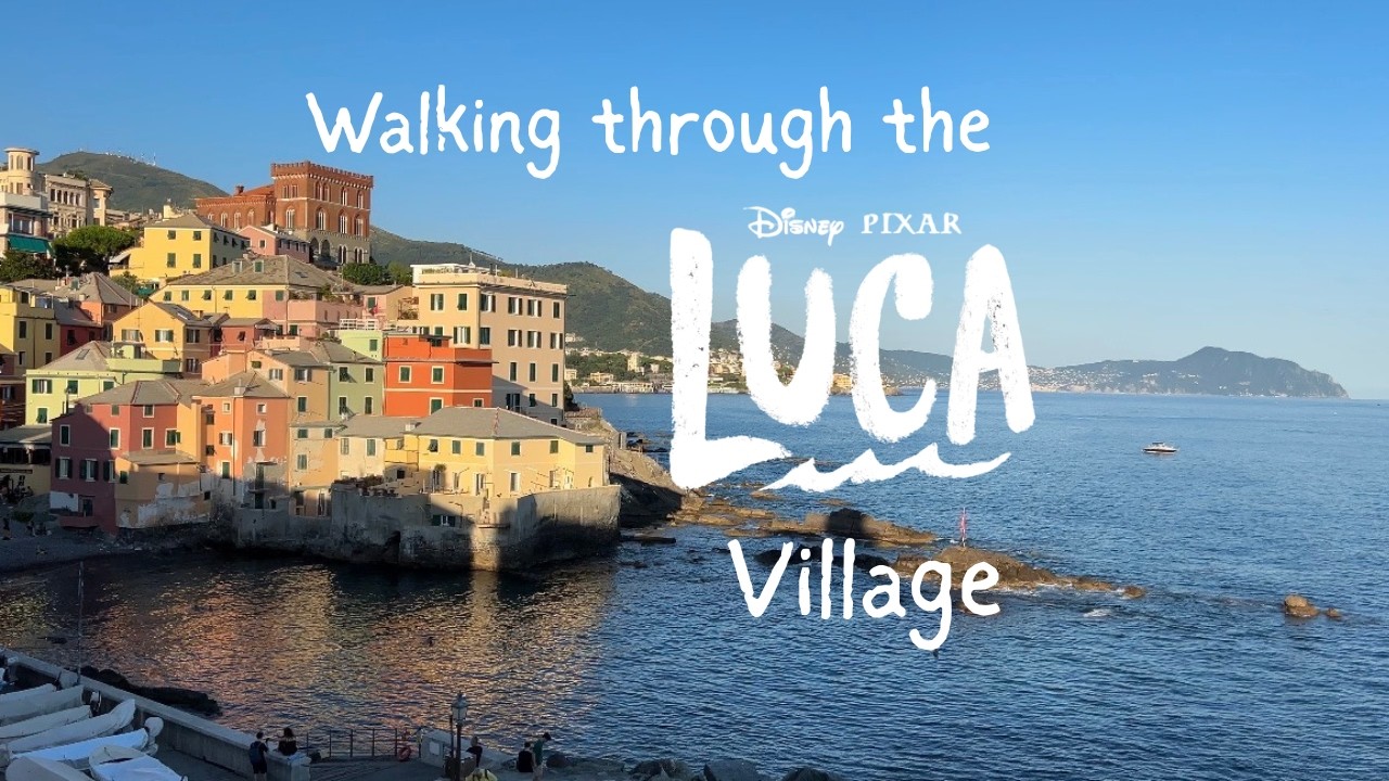 I walked through the Luca village