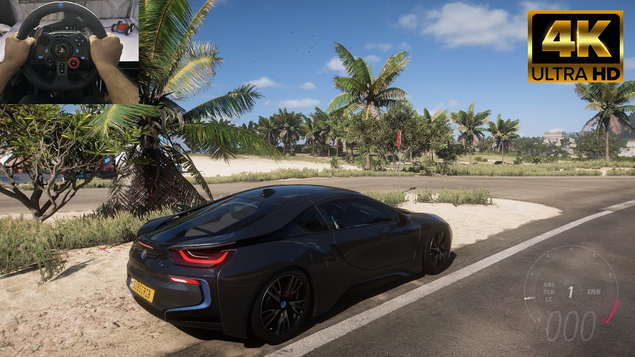 BMW i8 Forza Horizon 5 Gameplay 4K | Logitech G29 Steering Wheel