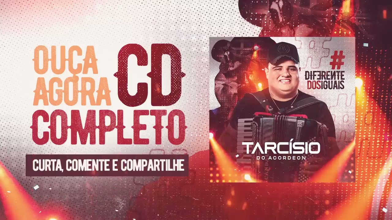CD completo - Tarc&iacute;sio do acordeon - diferente do iguais.