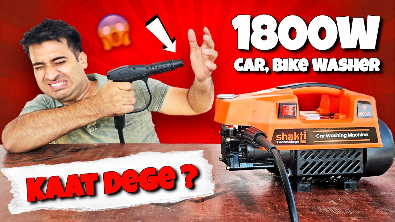 Shakti Car Washer Full Testing & Honest Review - Ye Kya Kya Kaat Sakta Hai? 😱