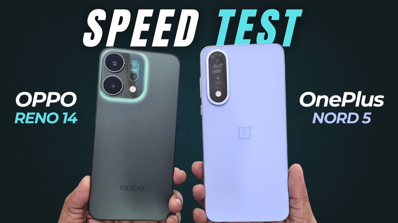 OPPO Reno 14 vs OnePlus NORD 5 Speed Test