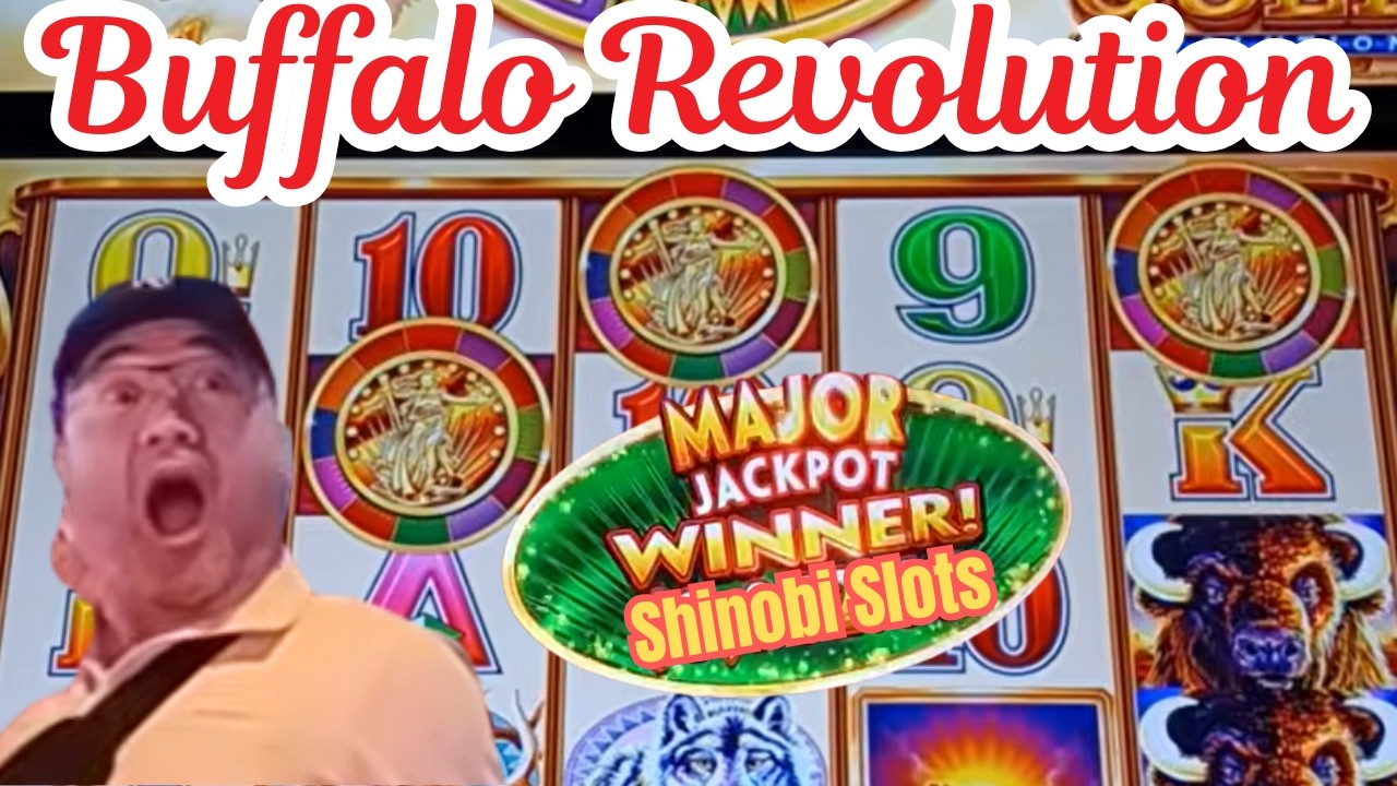 Крупный джекпот для @ShinobiSlots на Buffalo Gold Revolution