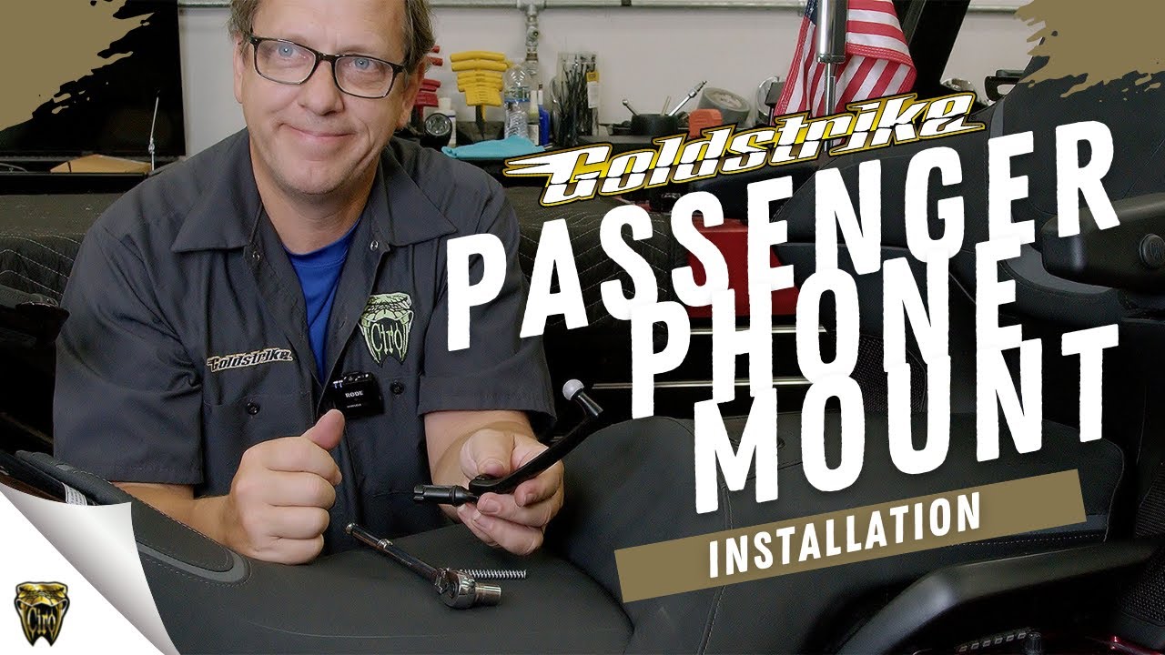 Goldstrike Passenger Phone Mount for Honda Gold Wings