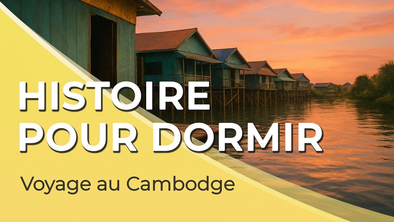 Histoire douce pour s’endormir 🌅🛶 | Le village flottant de Kampong Phluk | + Son de la nature 🍃