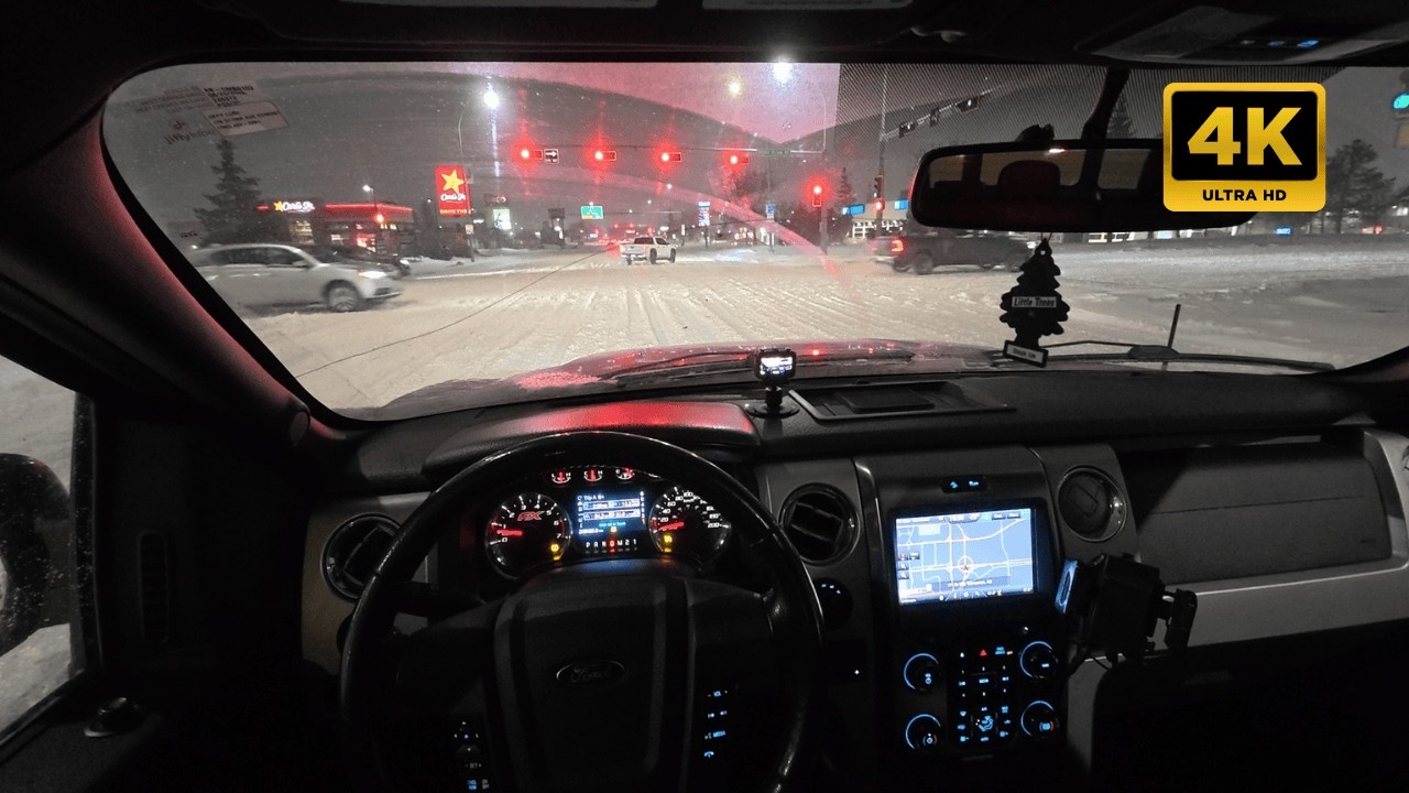 POV Driving in Edmonton, Canada After Snowfall | Ford F-150 – February 17, 2026