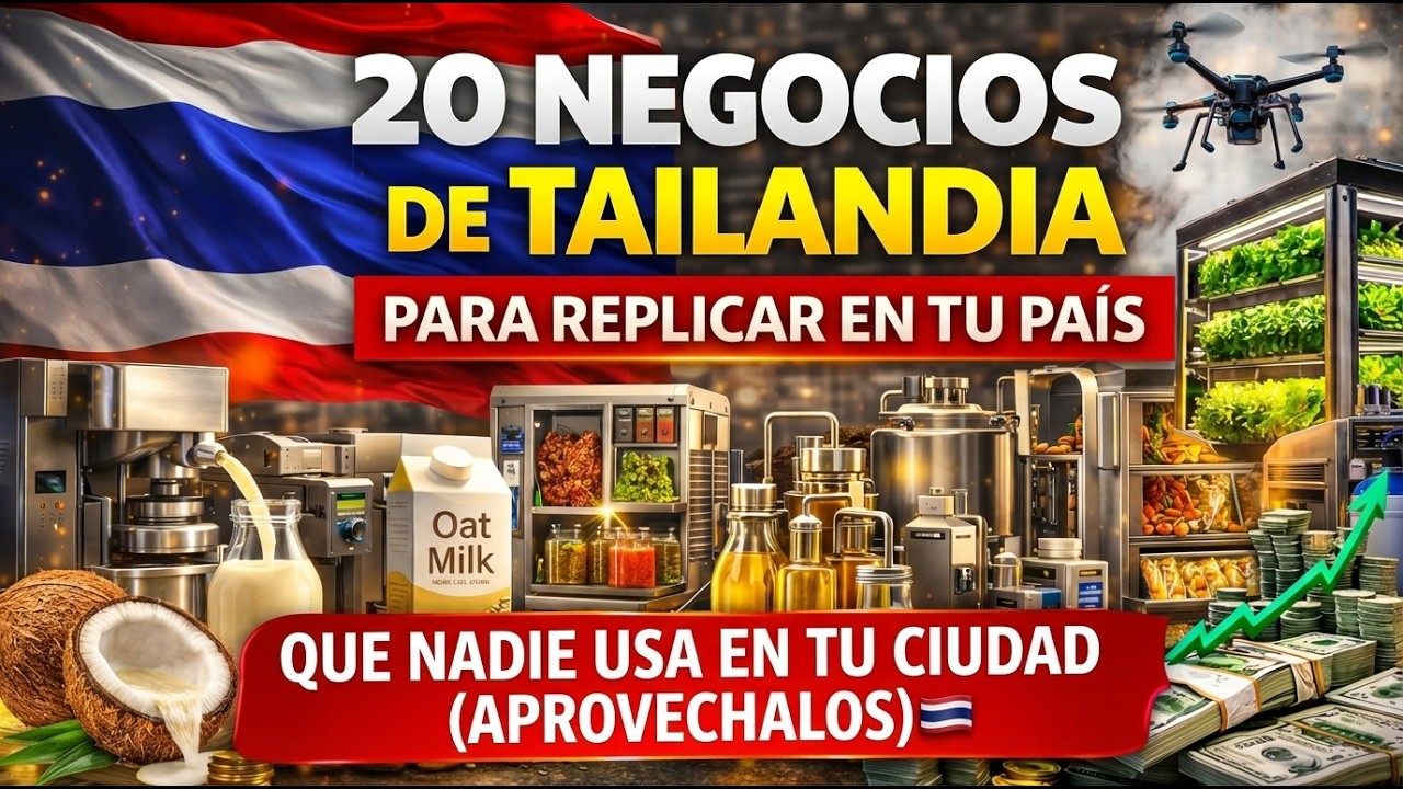 🚀 20 NEGOCIOS de TAILANDIA que NADIE USA en tu ciudad (APROV&Eacute;CHALOS) 🇹🇭